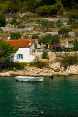 Fototapeta na wymiar adriatic sea at Losinj island in Croatia