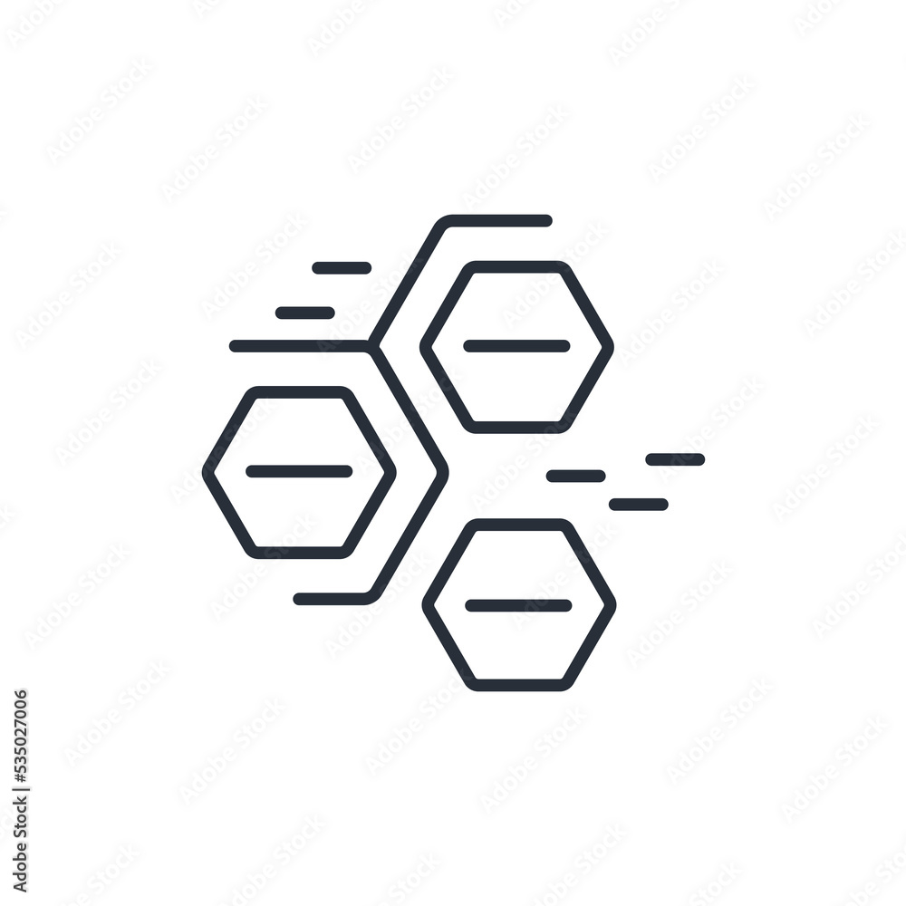 Poster data structure thin line icons. vector illustration isolated on white. editable stroke.