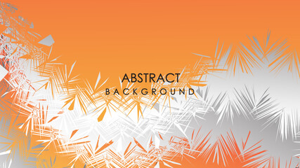 Fototapeta na wymiar Abstract white and gray and orange color backgroun.Dynamic shape composition.Abstract backgroun,Template for the design of a website landing page or background.Abstract white Backgroun,textured effect