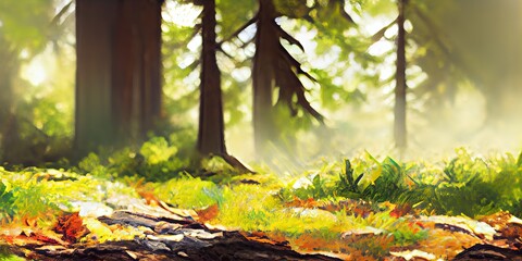 autumn in the forest