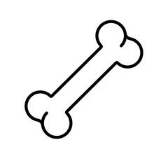 Kość ikona wektorowa