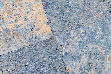 Beautiful wall stone and floor or ground texture pattern Mexico.