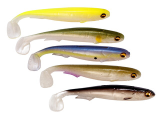 Silicone bait for fishing