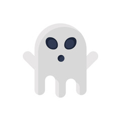 Ghost Icon Halloween Illustration