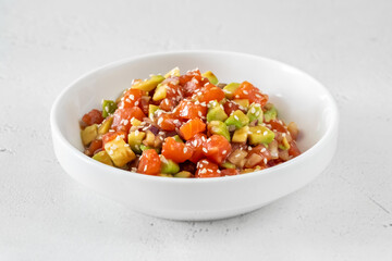 Bowl salmon poke