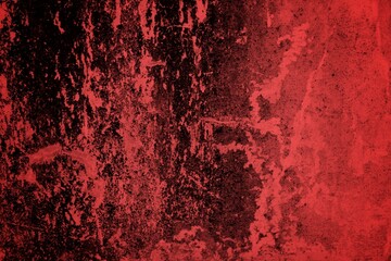 Obraz premium Background from high detailed fragment stone red wall,Vintage wall in industrial building with light from angle, classic red dark slate background, old textured background, red cement wall with dark t