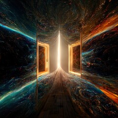 Space through the eyes of technology, entrance to other dimensions