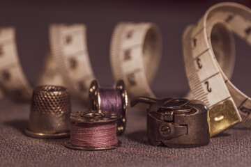 Accessories for sewing on a sewing machine