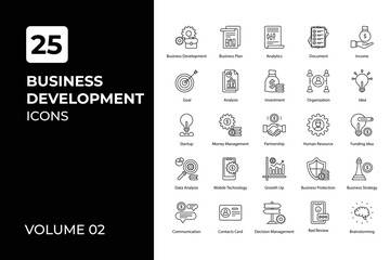 Business Development icons collection.