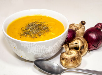 soup with vegetables