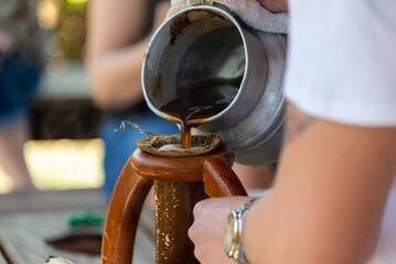 Besuch auf der Kaffee Plantage