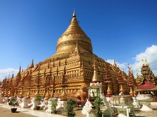 golden temple in myanmar