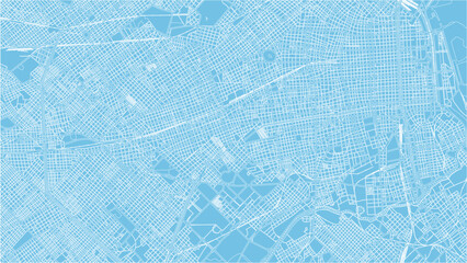Digital web background of Buenos Aires. Vector map city which you can scale how you want.