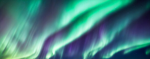 Northern Lights. Aurora borealis with starry in the night sky. Gaming RPG abstract background and texture, pattern. Game asset	