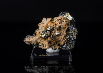 The mineral pyrite or iron pyrite, also known as fool's gold, is an iron sulfide with the chemical...