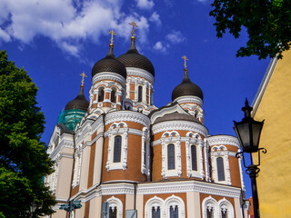Fototapeta na wymiar Alexander Nevsky Cathedral, Tallinn, Estonia