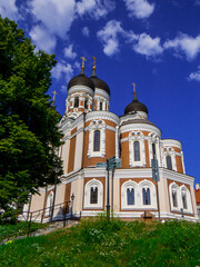 Fototapeta na wymiar Alexander Nevsky Cathedral, Tallinn, Estonia
