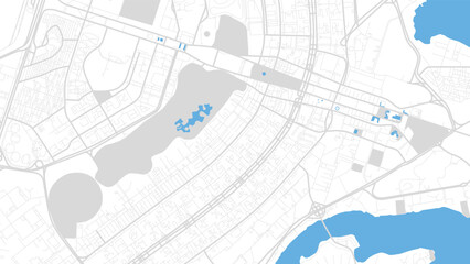 Digital web background of Brazilia. Vector map city which you can scale how you want.