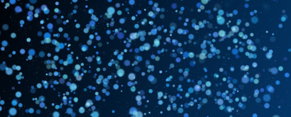 abstract blue bokeh background