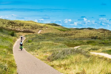 Selbstklebende Fototapeten Dünenlandschaft am Nordseestrand Nordseedünen  © Prieshof PixEL