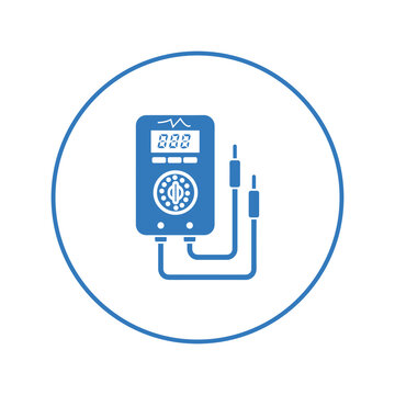 Avometer car voltage meter icon | Circle version icon |