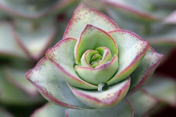 Leaves of Crassula perforata