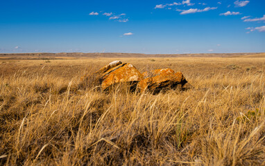 Rocks in the prairie
