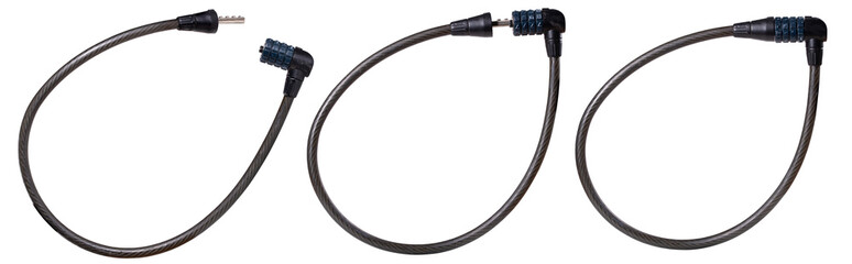 Anti-theft protection for bicycles with code.