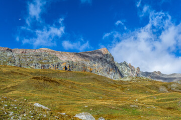 Nel vallone di Bellino, tra Rocca Senghi ed ilMonte Maniglia (alta Valle Varaita, provincia di...