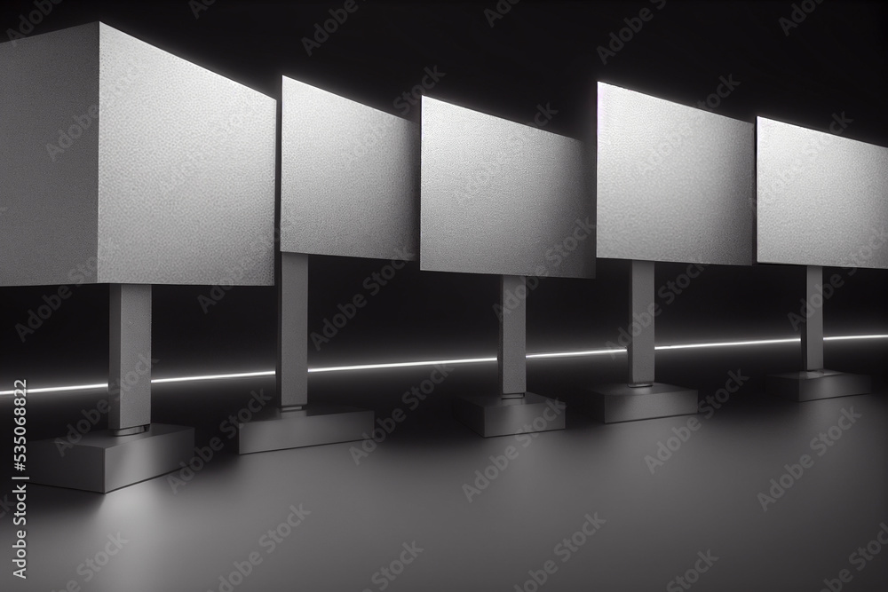 Poster reworked modern architecture photo featuring spacious empty area for text placement. abstract busine