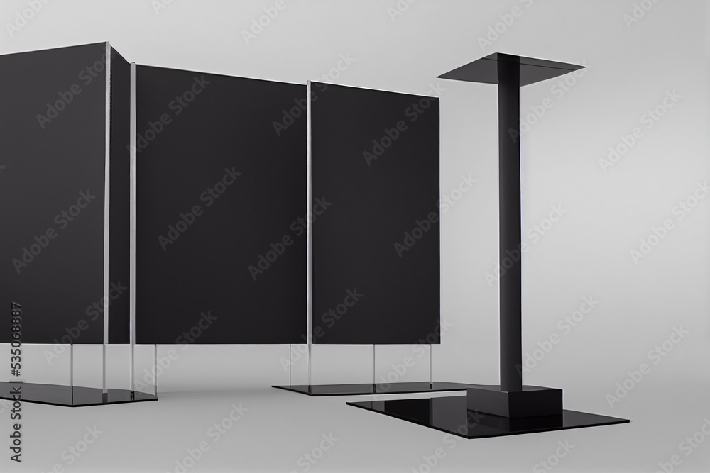 Poster reworked modern architecture photo featuring spacious empty area for text placement. abstract busine