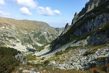 Summer landscape of Rila Mountain near Lovnitsa peak, Bulgaria