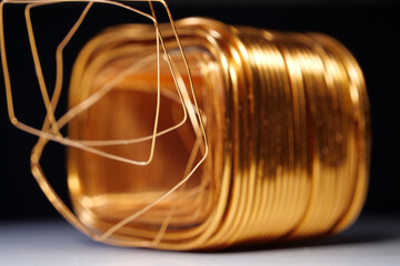 Copper wire of the step-down single-phase transformer