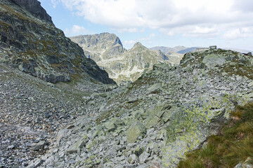 Summer landscape of Rila Mountain near Lovnitsa peak, Bulgaria
