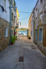 Obraz premium Backstreet in Villagarcia, Spain