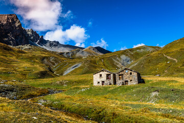 Nel vallone di Bellino, tra Rocca Senghi ed ilMonte Maniglia (alta Valle Varaita, provincia di...