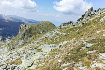 Fototapeta na wymiar Summer landscape of Rila Mountain near Lovnitsa peak, Bulgaria