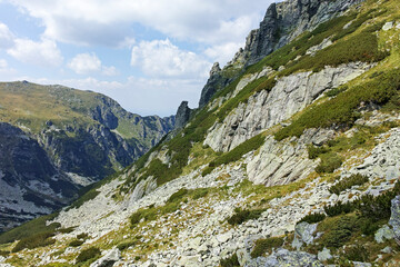 Summer landscape of Rila Mountain near Lovnitsa peak, Bulgaria