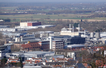 Gewerbegebiet in Weinheim