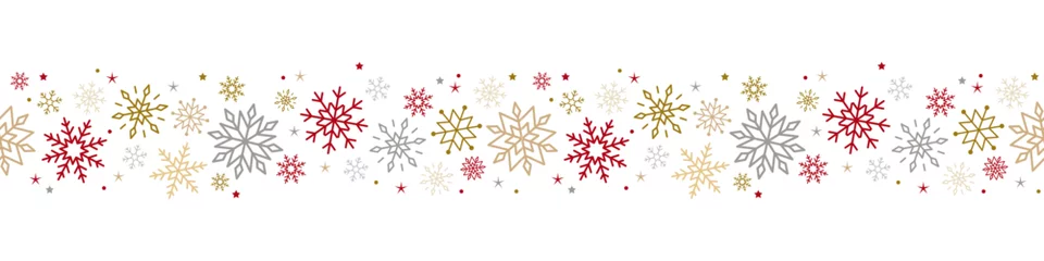 Fotobehang Snow, snowflake Christmas pattern. Christmas snowflake background. Snow background. Stock vector © Hubba Bubba