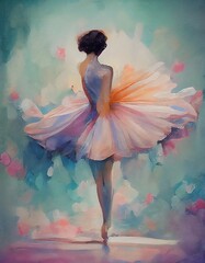 Obraz Dancing Girl - Ballerina