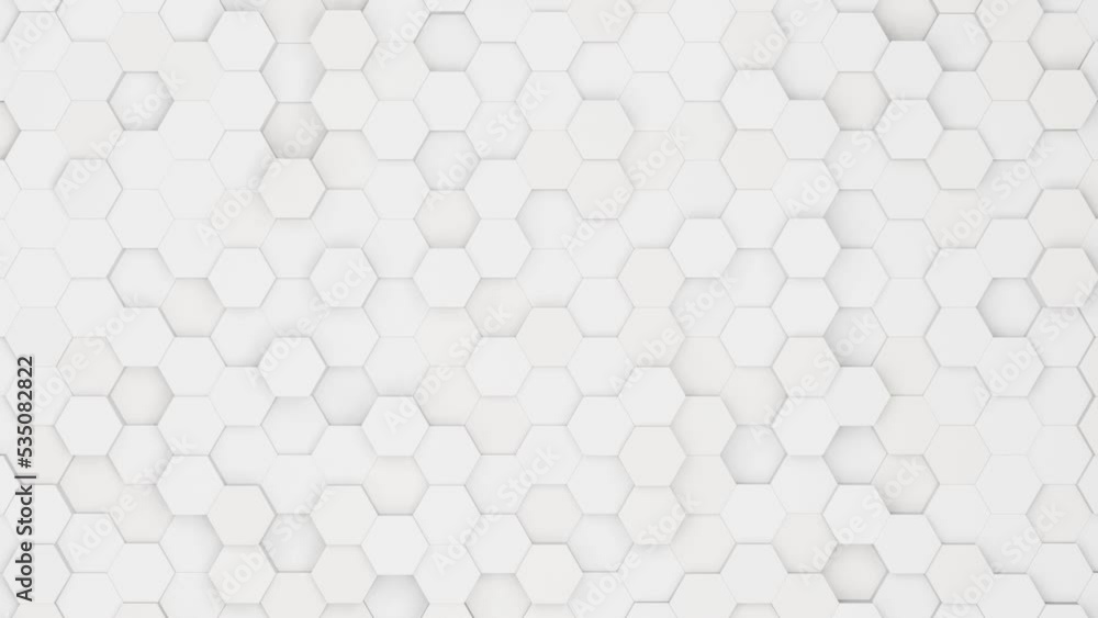 Poster modern geometric background. white hexagon background. abstract 3d