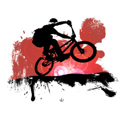 Active young person riding a bmx © zeber