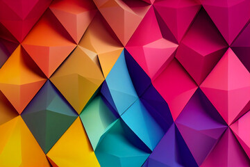 Obraz premium Colorful pattern digital illustration background, HD wallpaper.