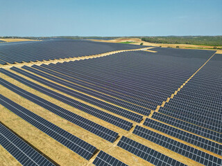 Solar energy field. energía solar