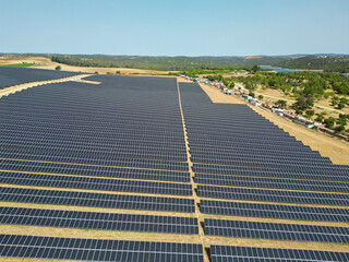 Solar energy field. energ&iacute;a solar