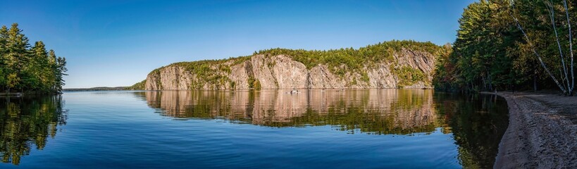 Looking over Upper Mazinaw Lake at Bon Echo Provincial Park, Ontario, Canada