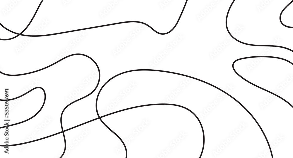 Aufkleber curve waves pattern. thin line wavy abstract background. line art striped graphic template. vector i