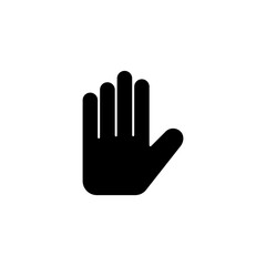 Obraz premium Hand icon vector for web and mobile app. hand sign and symbol. hand gesture