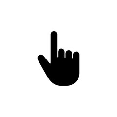Hand cursor icon vector for web and mobile app. cursor sign and symbol. hand cursor icon clik